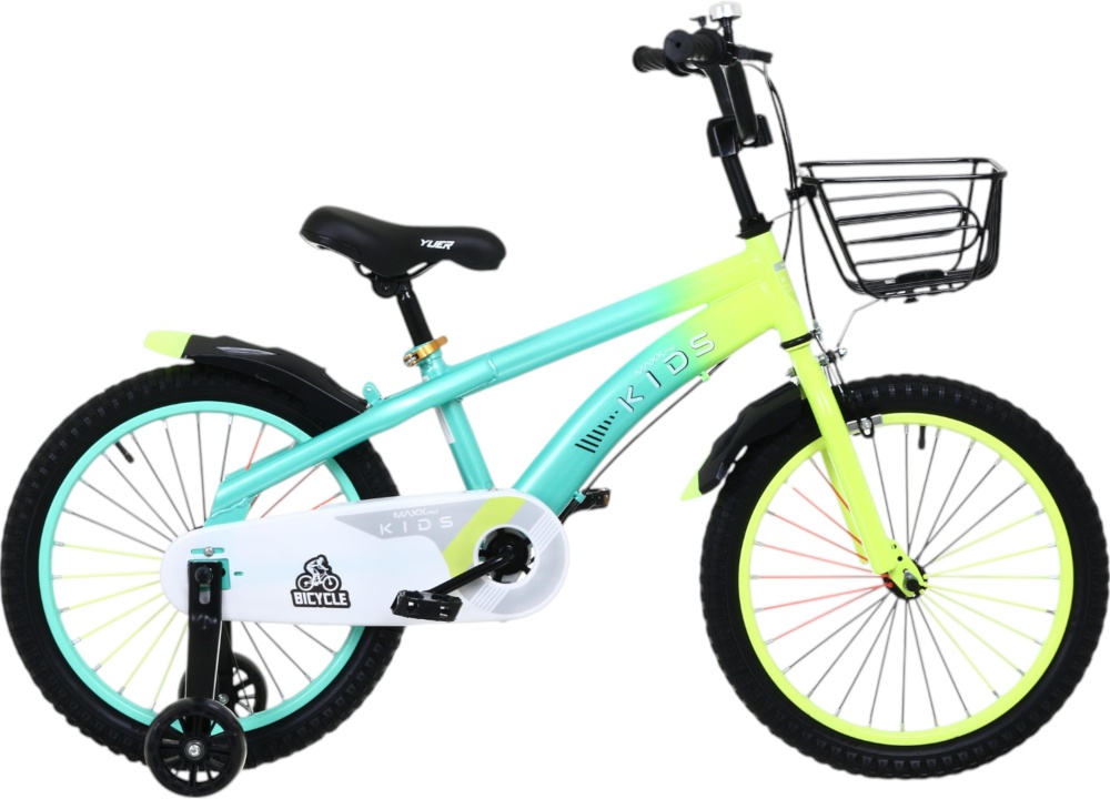 Велосипед детский MaxxPro kids 18' KQ-23 голубой с желтым