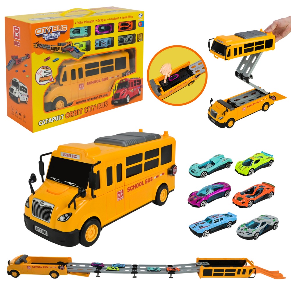 Ігровий набір Shantou Шкільний автобус-трек 8901