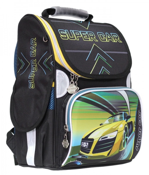 Ранець шкільний RAINBOW Super Car 34x26x13 см 9-512