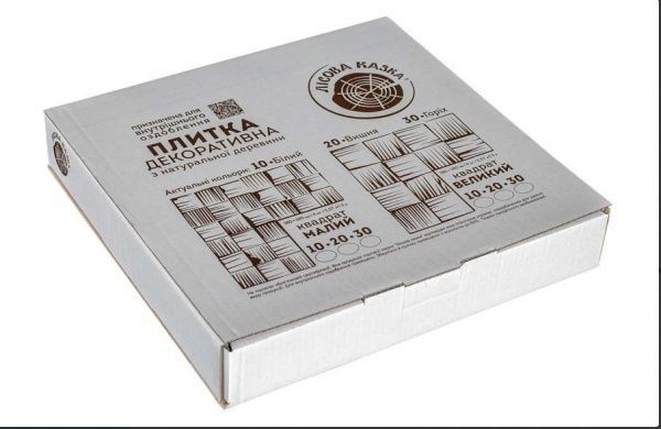 Декоративная панель 3D-панель Живой камень Квадрат маленький 20 0,57 кв.м 