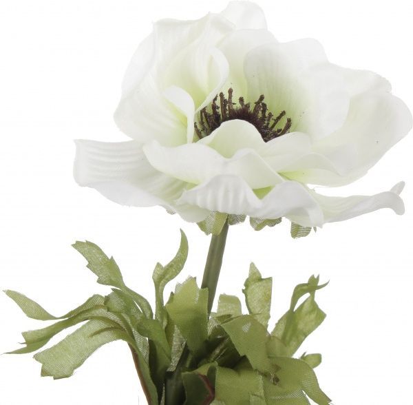 Рослина штучна Квітка мака білий