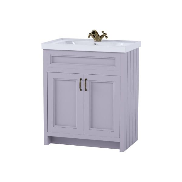 Тумба на ножках Aqua Rodos Waterford мокко мат с умывальником Frame 70 см