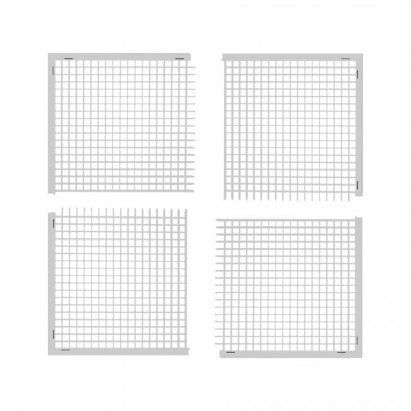 Решетка для вентиляции MiniMax без п/к 600 х 600 мм (полистирол УПМ) 1247АР пластик белый 