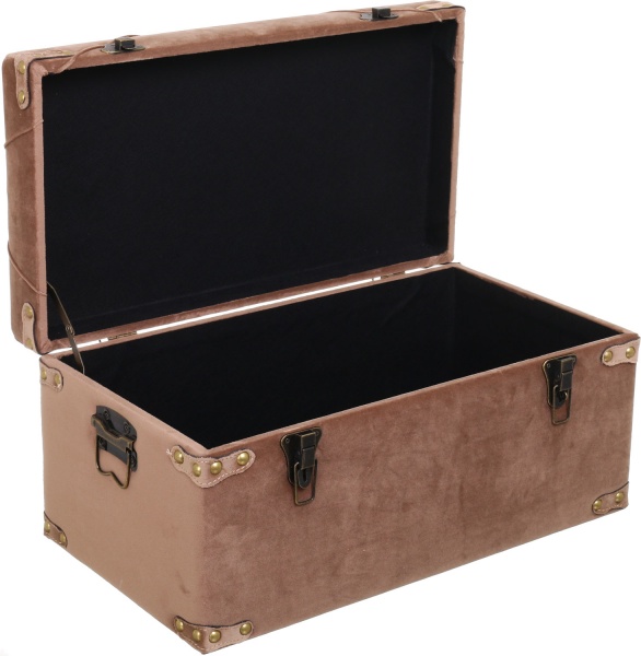 Сундук-пуф Велюр латте 57х30х29 см 