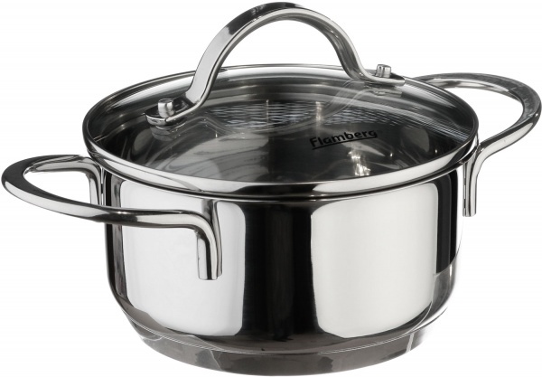Каструля з кришкою для індукційних плит Mini 1 л Flamberg