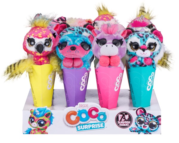 Мягкая игрушка ZURU COCO с сюрпризом в ассортименте. 28 см 6704581
