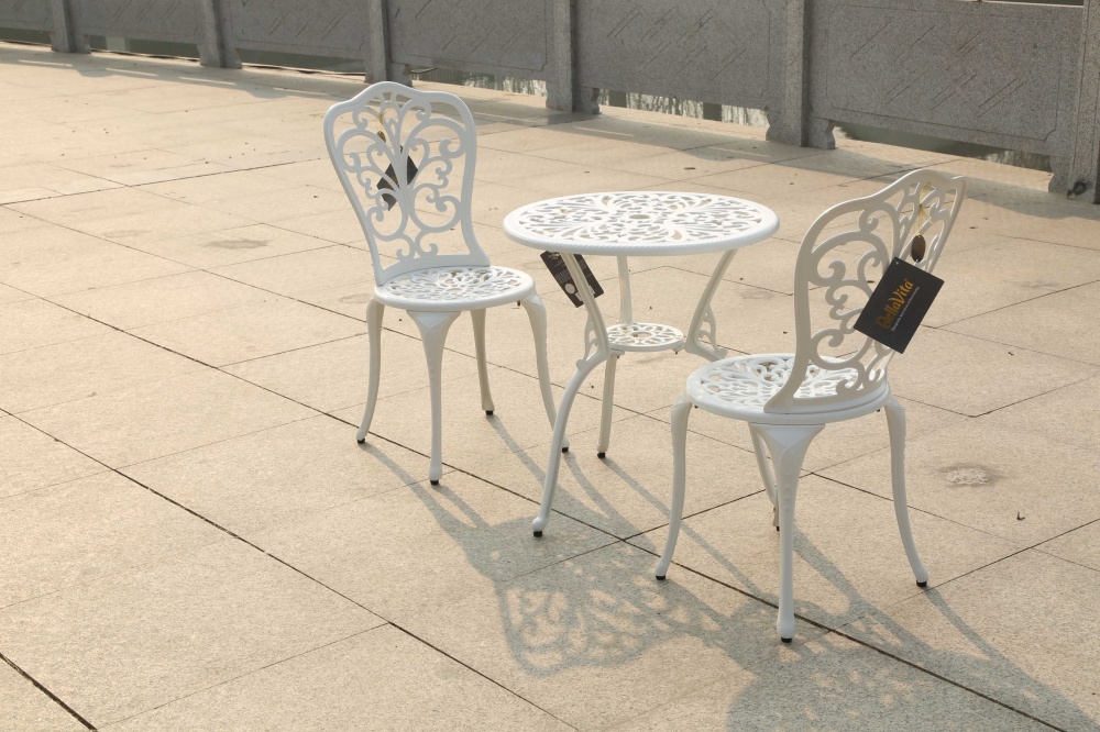 Комплект металлической мебели Bella Vita белый