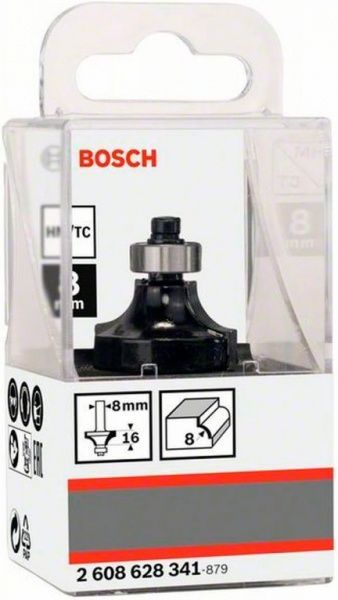 Фреза кромочная карнизная Bosch 28,7/15,2/53 ММ, ХВ. 8ММ 2608628341