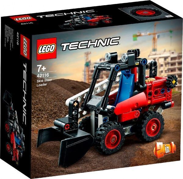 Конструктор LEGO Technic Міні-навантажувач з бортовим поворотом 42116