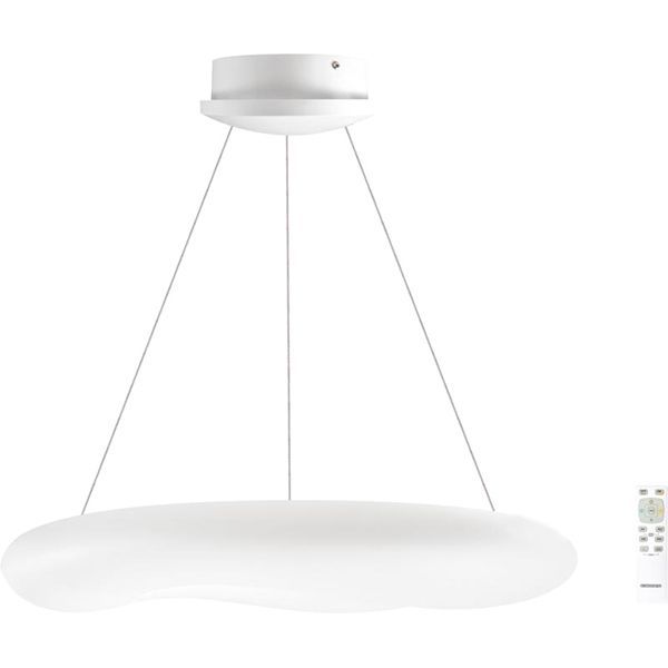 Люстра светодиодная Светкомплект Cloud PLN-72W+24W OP RC 96 Вт белый матовый 