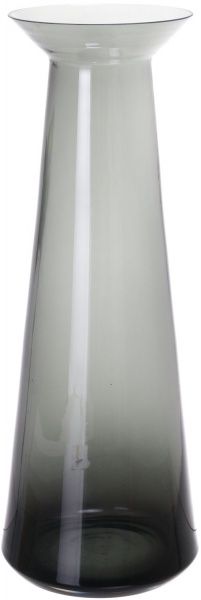 Ваза стеклянная серая Сара d15,5 cм Wrzesniak Glassworks