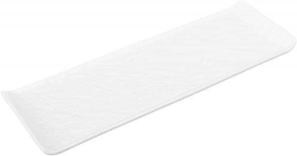 Блюдо сервірувальне прямокутне Lavastone White Surf 30х10 см 