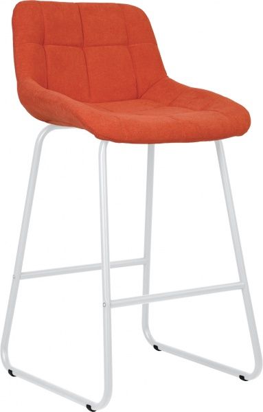 Стул барный Nowy Styl NICOLE HOKER CFS LB WHITE (BOX-2) (CH) SORO-51 оранжевый 