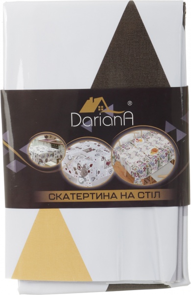 Скатерть Геометрия 137x180 см разноцветный Даріана 