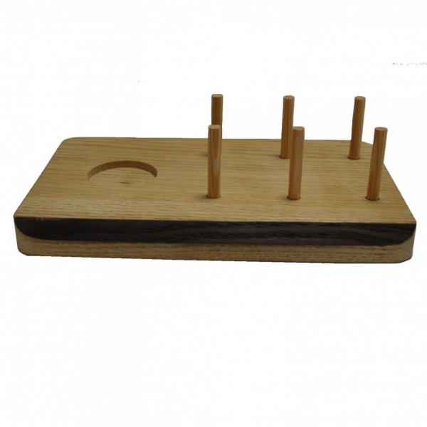 Подставка для тако (2 шт.) и выемками под соусники 14х22 см Tarkus