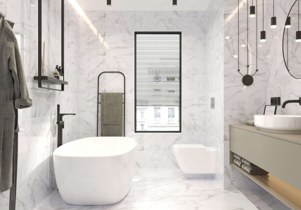 Плитка Golden Tile Marmo Bianco білий G70051 30х60 (46,08 кв.м) 