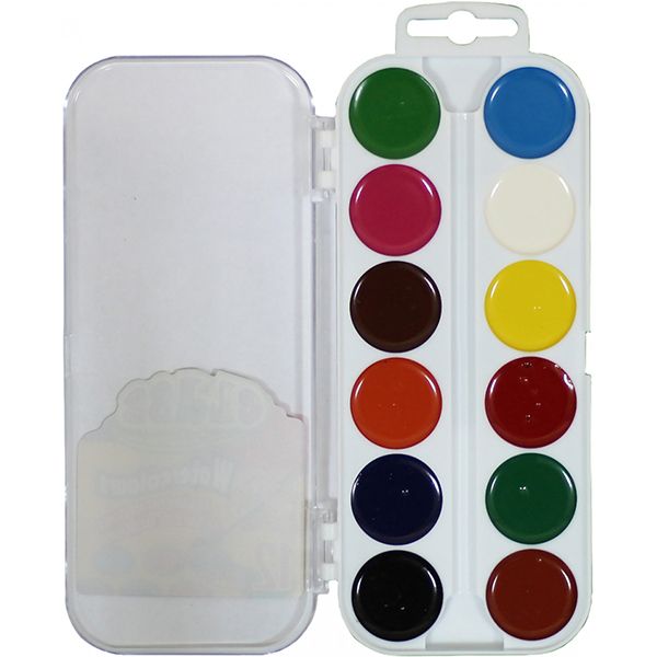 Фарби акварельні 7616 12 кольорів