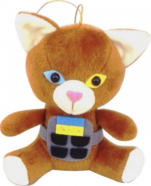 Сувенир текстильный Гулівер Країна Котик-защитник 12 см