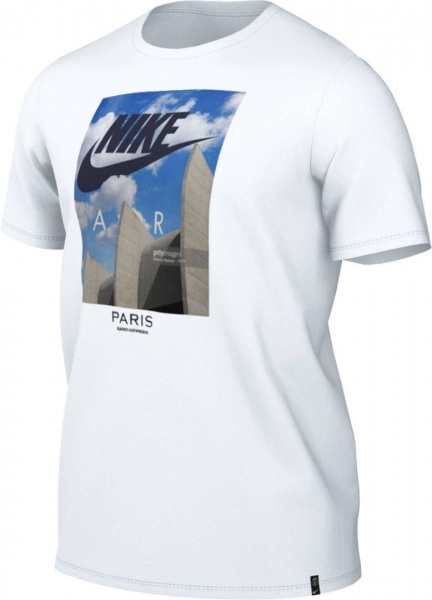 Футболка Nike PSG M NK PHOTO TEE FD1078-100 р.L білий