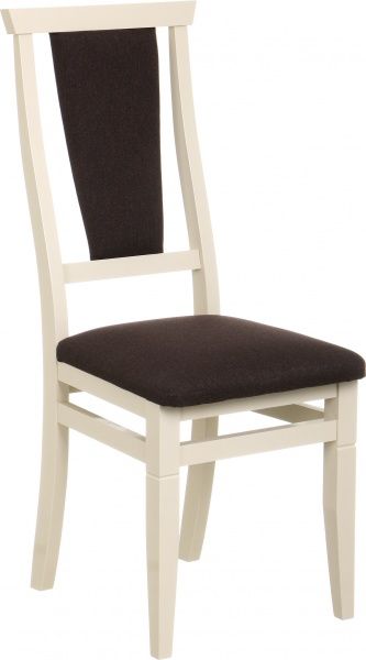 Стул обеденный Чумак-Е слоновая кость/темно-коричневый