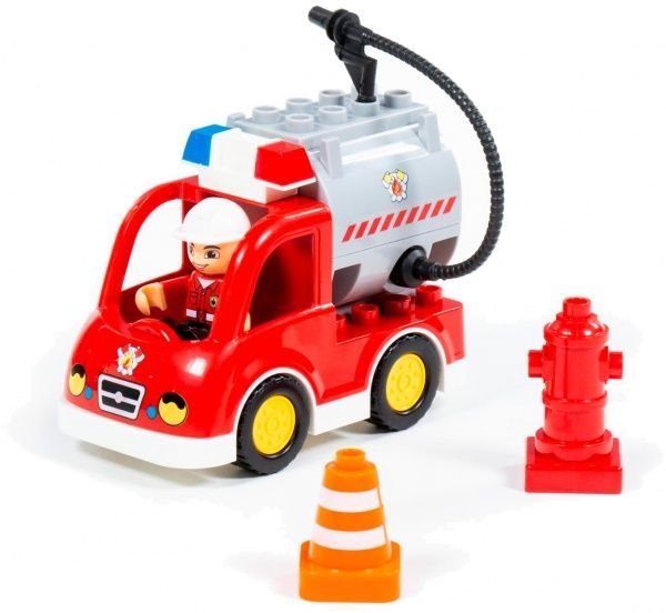 Конструктор строительный Полесье Пожарная станция 77523