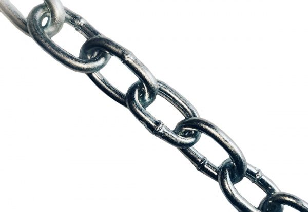 Ланцюг коротколанковий 6 мм 1 м без покриття