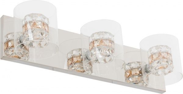 Бра Интеркласс НББ 01-3хХХ-005 3x40 Вт G9 хром W02840-03S 