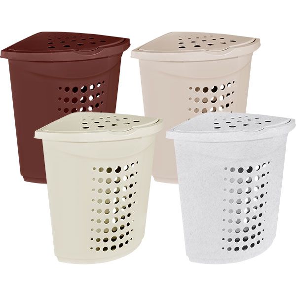 Корзина для білизни Алеана 45 л в асортименті