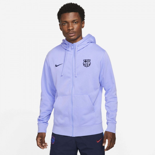 Джемпер Nike FCB M NSW CLUB HOODIE FZ FT CZ7510-580 р. L фіолетовий