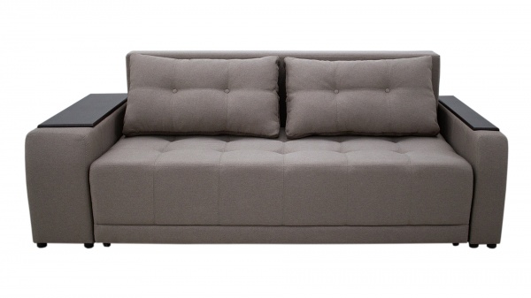 Диван прямий Кедр Плейн ліва ніша капучино 2400x1050x820 мм