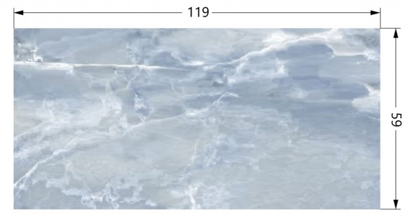 Плитка Emigres Оріон-пул Азул 59x119 