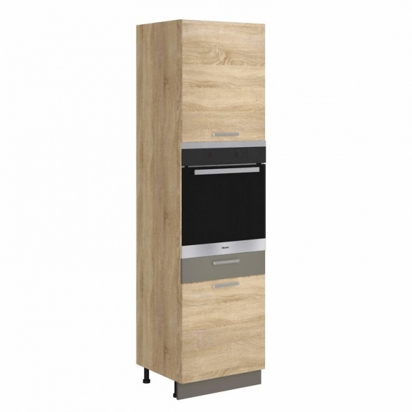 Шафа-пенал Аліна ШП 60/213.3 дуб сонома/лате/дуб сонома SOKME