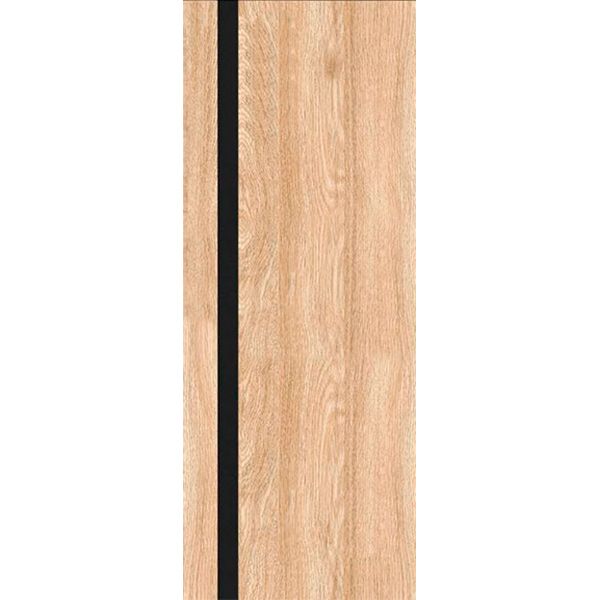 Дверное полотно ОМиС Сити ПО черное стекло 700 мм дуб саванна