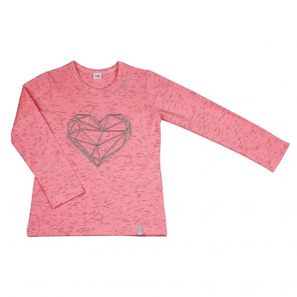 Футболка з довгим рукавом Danaya р.134 рожевий ШЯ19-104/1 