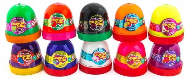 Слайм OKTO хрустящий Crunchy slime Банан 120 г 80089