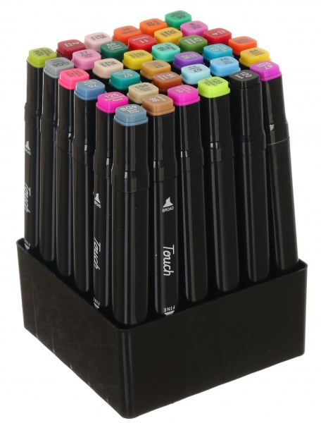 Набор двусторонних маркеров Touch 36 шт. разноцветный 