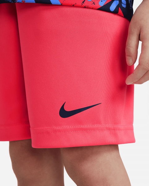 Комплект дитячого одягу Nike DF THRILL TEE SHORT SET 86J179-R3R р. 4 червоний