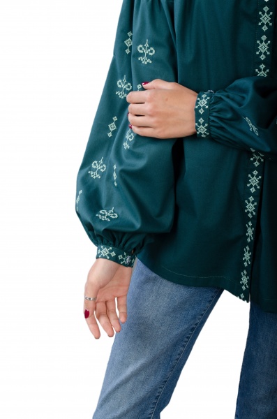 Вишиванка Едельвіка 234-22/00 зелений р. M 