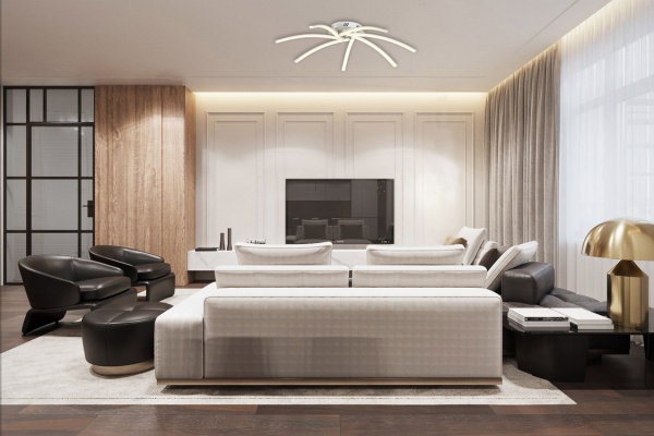 Люстра світлодіодна Hopfen 38W з пультом ДК 38 Вт білий Pyxis 