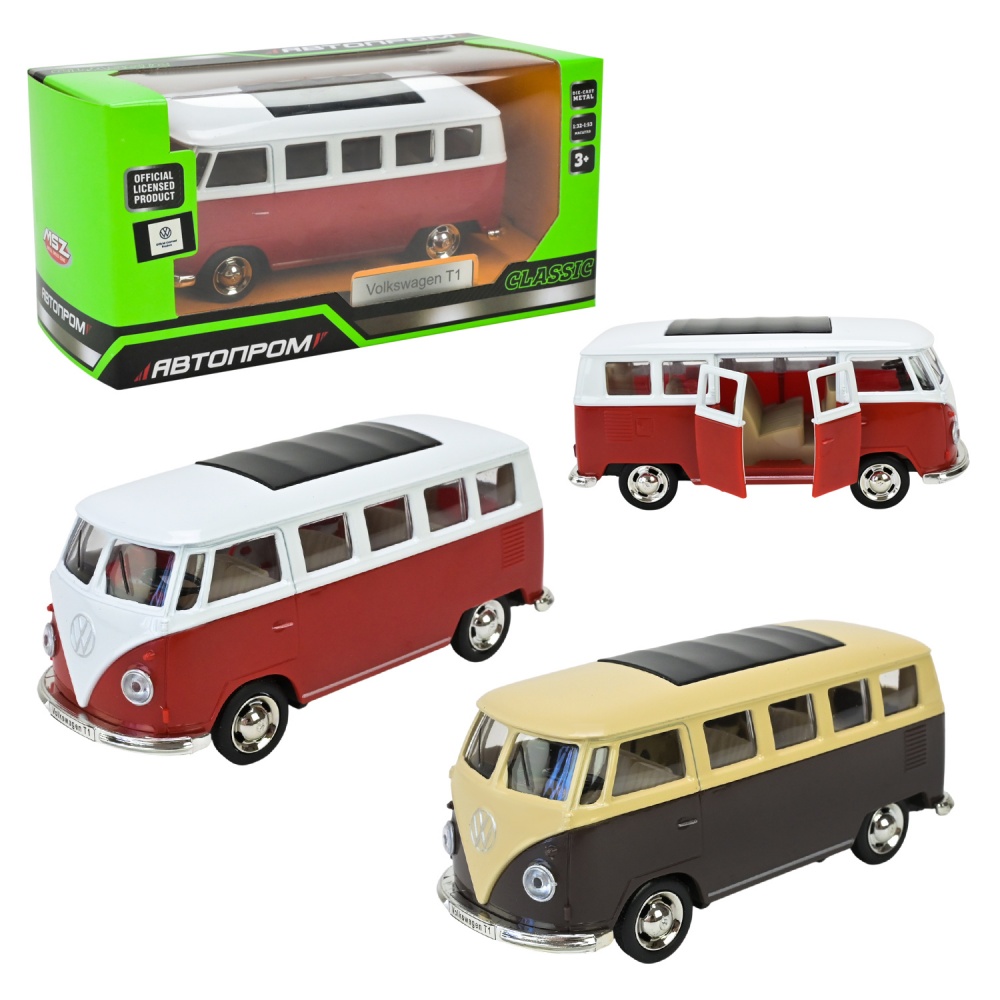 Автомодель Автопром 1:38 Volkswagen T 4387