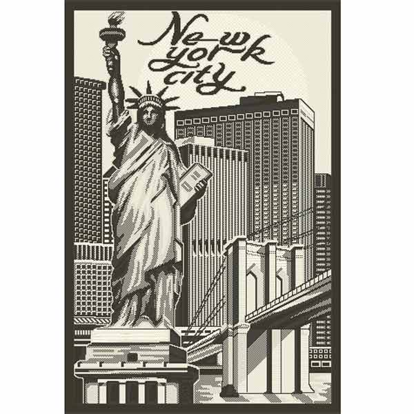 Ковер Карат Natura 969/08 1x1.5 м