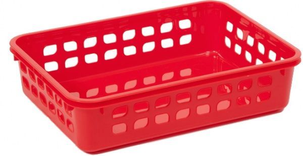 Кошик пластиковий Lamela 272 червоний 60x190x255 мм