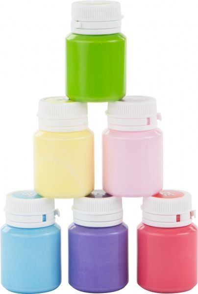 Набір фарб акрилових для декору матові, пастельні кольори 20 мл Rosa Start