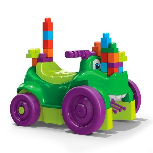 Каталка-конструктор Mega Bloks Катайся та збирай кубики GFG22