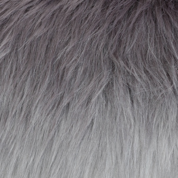 Подушка KM серая с искусственным мехом 100% полиэстер 45x45 см серый 