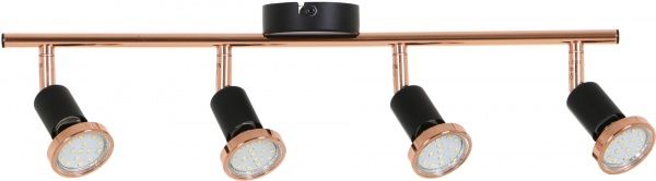 Спот Rabalux Valentine 6849 4x50 Вт GU10 медь 