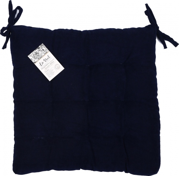 Подушка на стул Bona темно-синий 40х40 см La Nuit