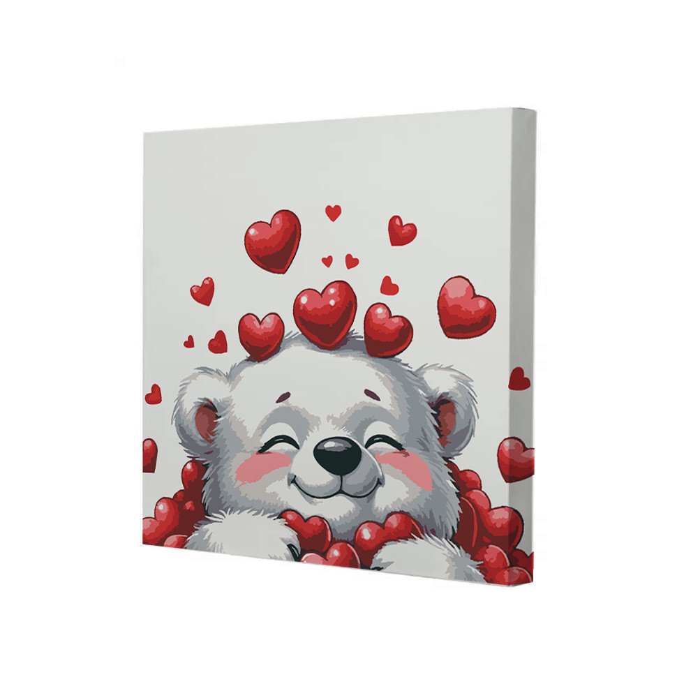 Набор для росписи на холсте Riviera Blanca Моя любовь 25x25 см RB-1289