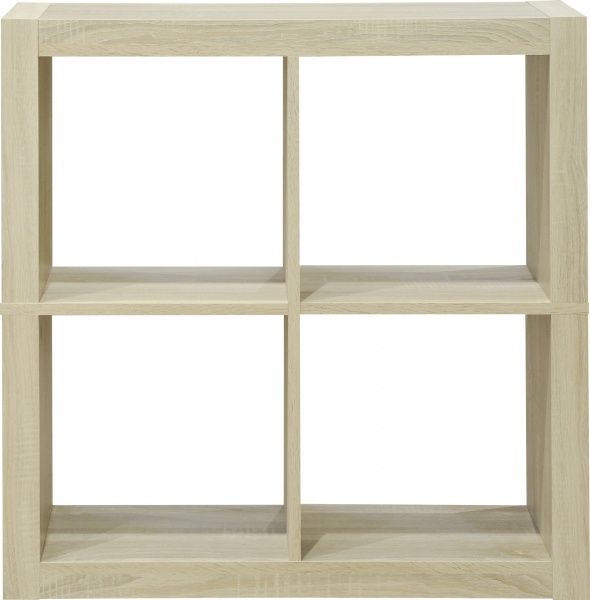 Полка книжная Inteo Кубус МИКС 2х2 792x792x290 мм дуб сонома 