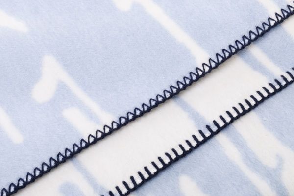 Плед Fresh Ink Fading 150x200 см блакитний із білим Biederlack 